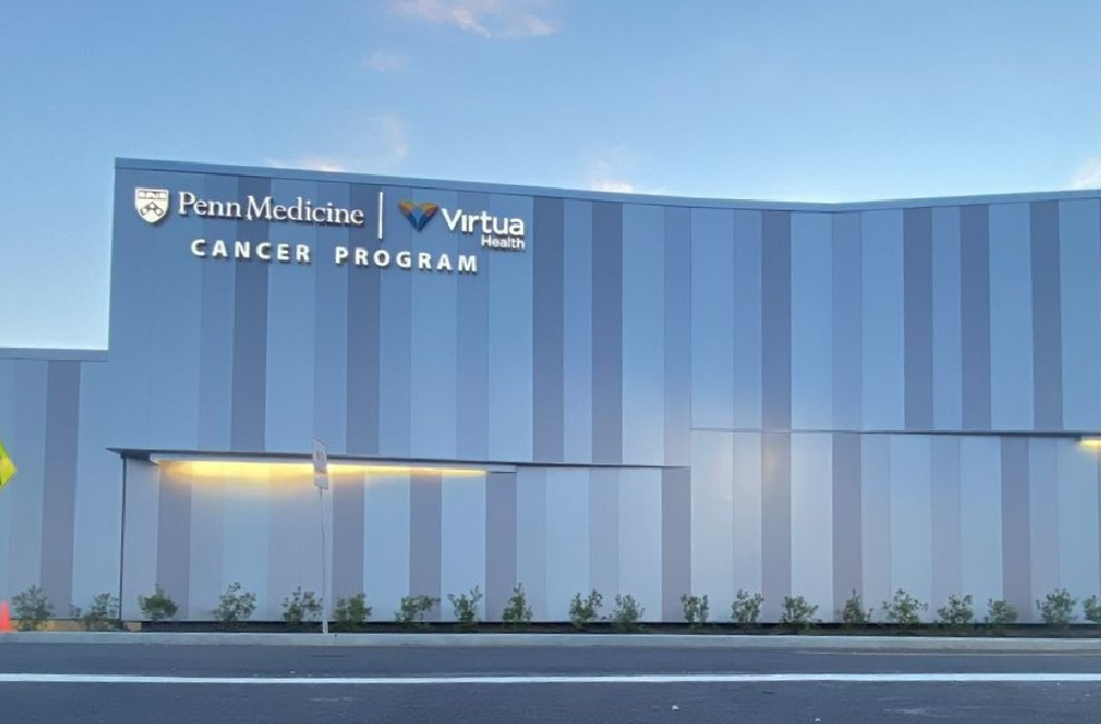 The exterior of the Penn Medicine Virtual Health Proton Therapy Center